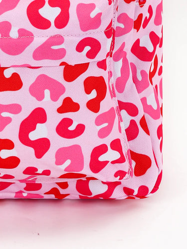 Pink Leopard Girls Backpack